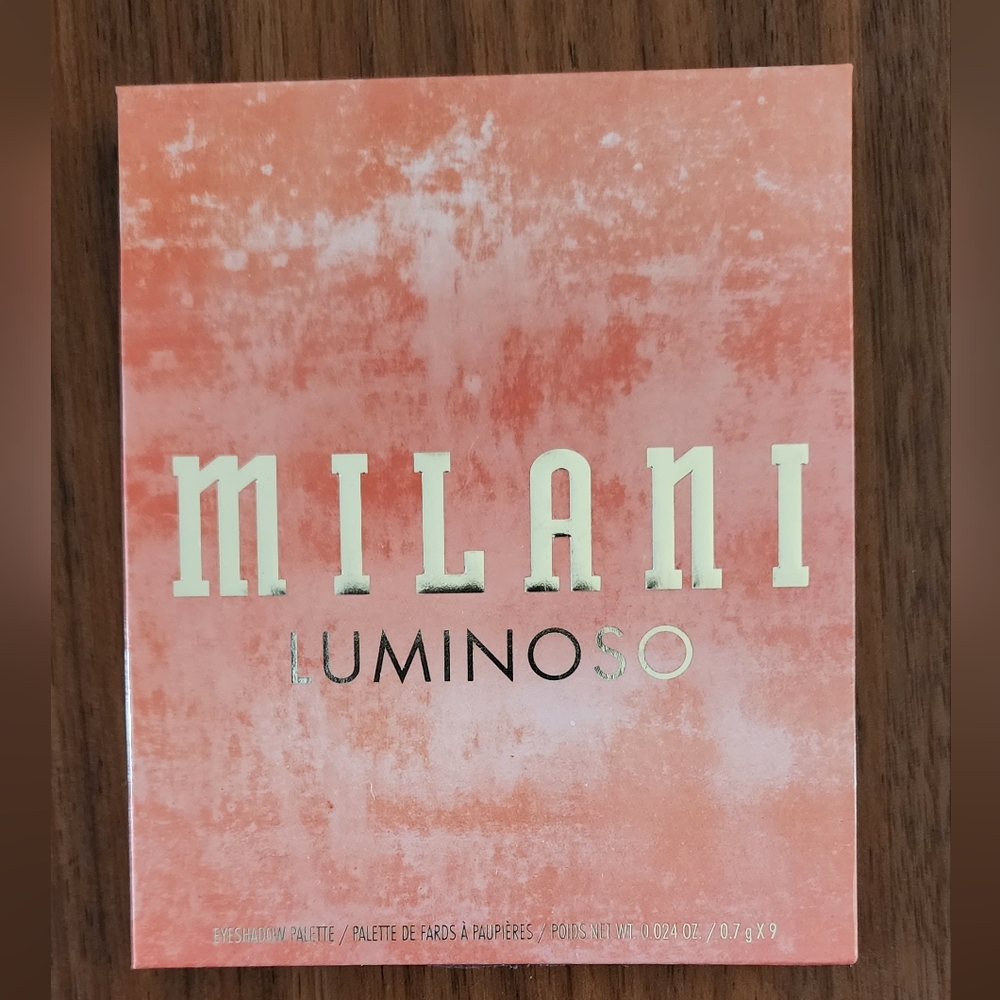 Milani Luminoso Palette - swatched only